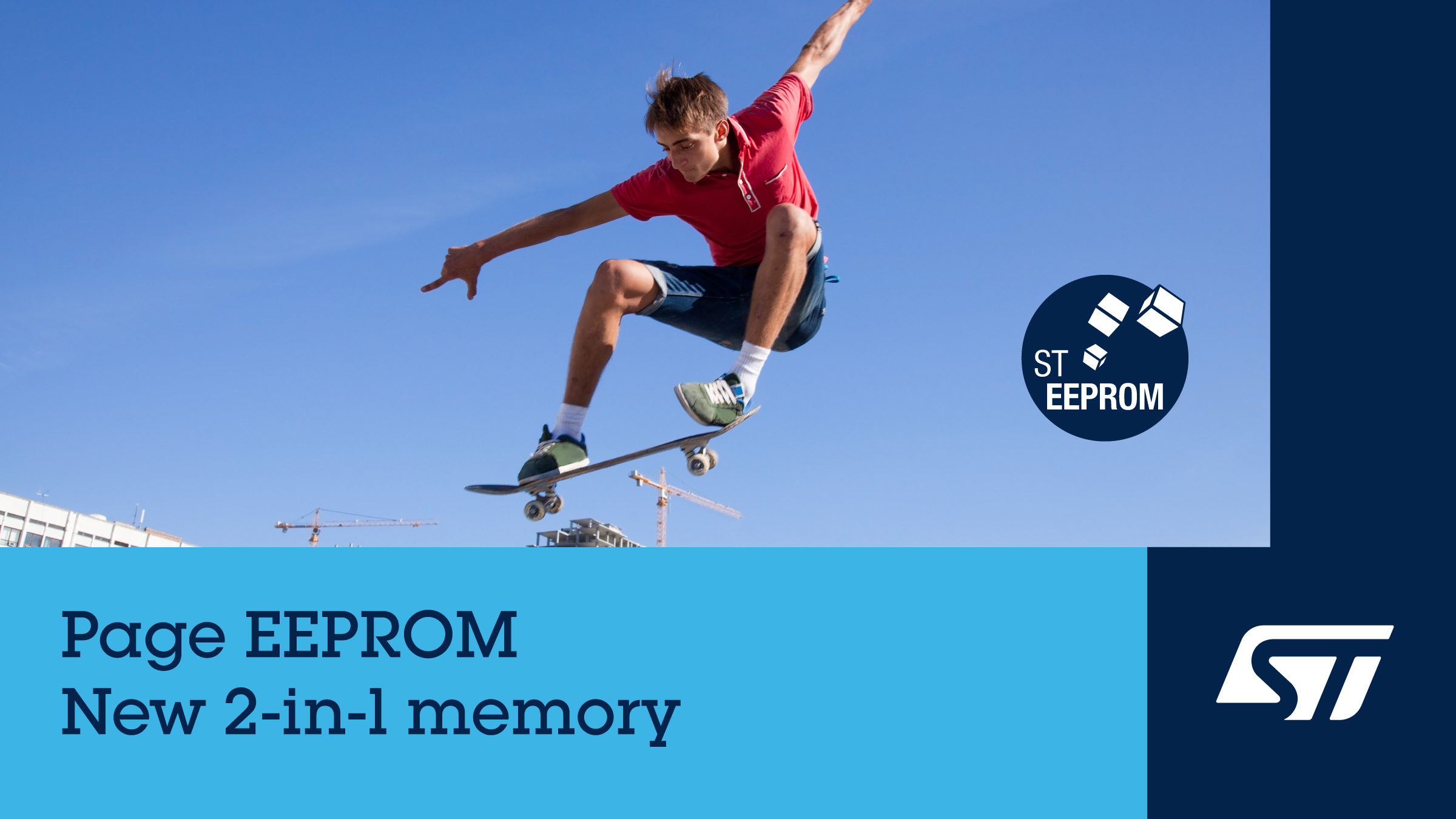 STMicroelectronics Reveals Page EEPROM Two-in-One Memory to Boost Smart-Edge Performance and Efficiency